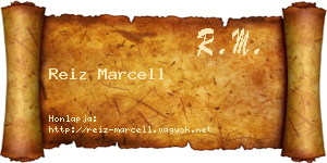Reiz Marcell névjegykártya
